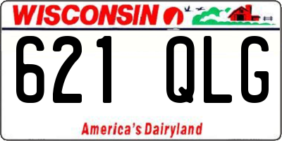 WI license plate 621QLG