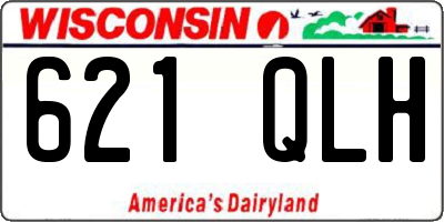 WI license plate 621QLH