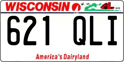 WI license plate 621QLI