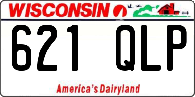 WI license plate 621QLP