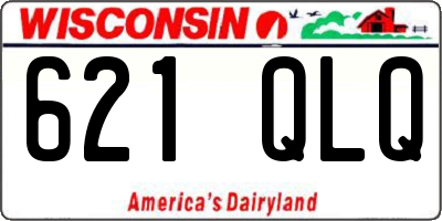 WI license plate 621QLQ