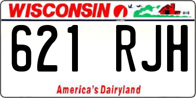 WI license plate 621RJH