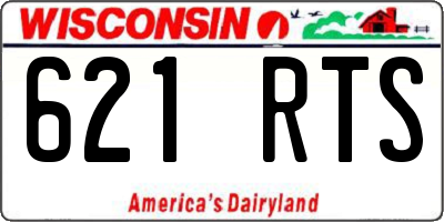 WI license plate 621RTS