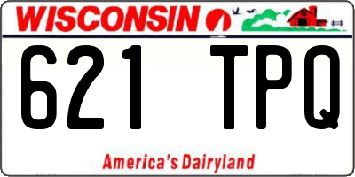 WI license plate 621TPQ