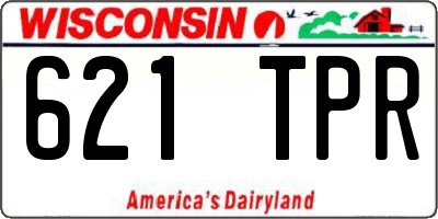 WI license plate 621TPR