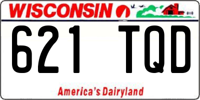 WI license plate 621TQD