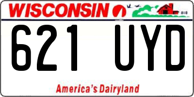 WI license plate 621UYD