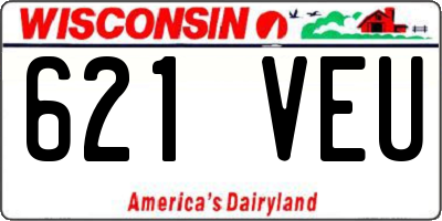 WI license plate 621VEU