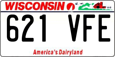 WI license plate 621VFE