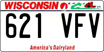 WI license plate 621VFV