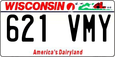 WI license plate 621VMY