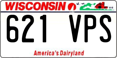WI license plate 621VPS