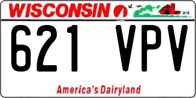 WI license plate 621VPV