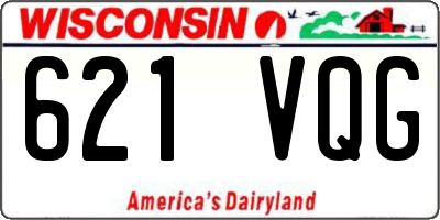 WI license plate 621VQG