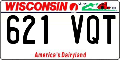 WI license plate 621VQT