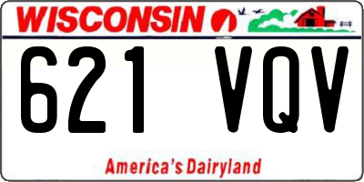 WI license plate 621VQV