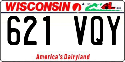 WI license plate 621VQY