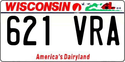 WI license plate 621VRA