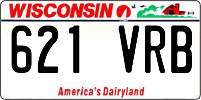 WI license plate 621VRB