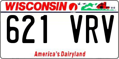 WI license plate 621VRV
