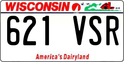 WI license plate 621VSR