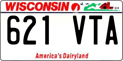 WI license plate 621VTA