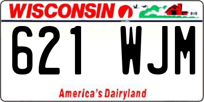 WI license plate 621WJM