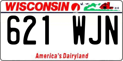 WI license plate 621WJN
