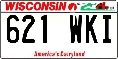 WI license plate 621WKI