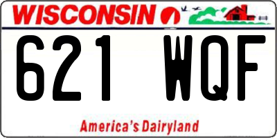 WI license plate 621WQF