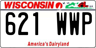 WI license plate 621WWP