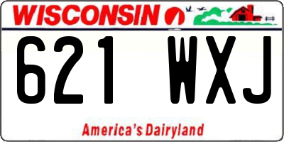 WI license plate 621WXJ