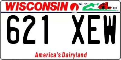 WI license plate 621XEW