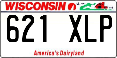 WI license plate 621XLP