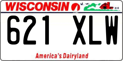 WI license plate 621XLW