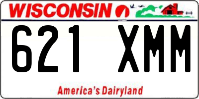 WI license plate 621XMM