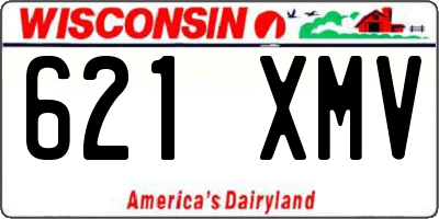 WI license plate 621XMV