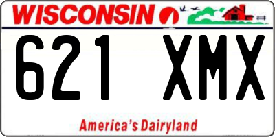 WI license plate 621XMX