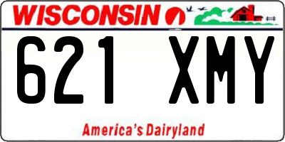 WI license plate 621XMY