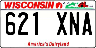 WI license plate 621XNA