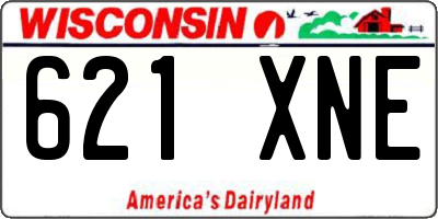 WI license plate 621XNE