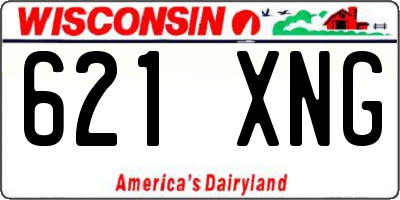 WI license plate 621XNG