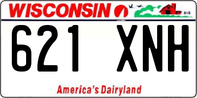 WI license plate 621XNH