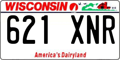 WI license plate 621XNR