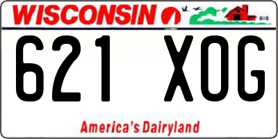WI license plate 621XOG