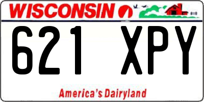 WI license plate 621XPY