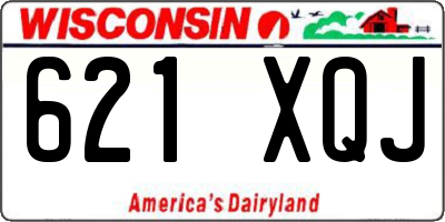 WI license plate 621XQJ
