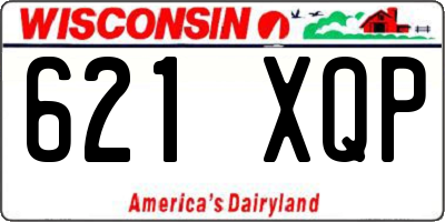 WI license plate 621XQP
