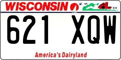 WI license plate 621XQW