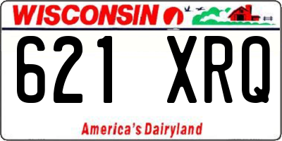 WI license plate 621XRQ